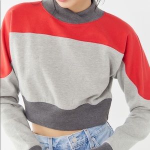 UO Darby Colorblock Cropped Sweatshirt